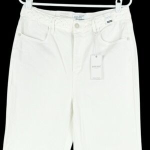 Judy Blue Womens Wide Leg High Waist White (Ivory) Stretch Denim Pants 13/31 NWT